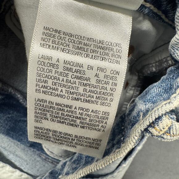 Mother Jeans Womens 29 (30x28 ACTUAL) The Swooner Rascal Ankle Signs & Symbols - Picture 10 of 12